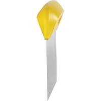 Coupe-p&acirc;te flexible en acier inoxydable, Jaune, 4-1/2" la x 5-3/4" lo R.M.G. Prévention