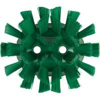 Brosse UST pour cuves, Soies Ferme, Longueur de 7-1/2", Vert R.M.G. Prévention