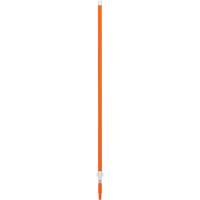 Manche, Balai/Brosse/Vadrouille &agrave; &eacute;pousseter/Support &agrave; tampon/Grattoir/Raclette/Vadrouille humide, Orange, T&eacute;lescopique, 62" - 109-2/5" lo R.M.G. Prévention