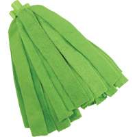 Socket Mop, Green, Microfibre, Cut Style R.M.G. Prévention