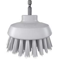 HyDrive Round Drill Brush, Extra Stiff Bristles, 3-1/10" Long, White R.M.G. Prévention