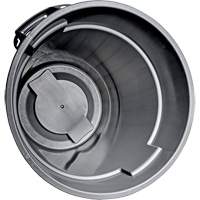 Contenant gris Titan pour d&eacute;chets, Plastique, 20 gal. US R.M.G. Prévention