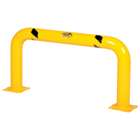 High Profile Machinery Guards, 4' W x 2' H, Yellow R.M.G. Prévention