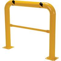 High Profile Machinery Guards, 4' W x 3.5' H, Yellow R.M.G. Prévention