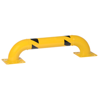 Low Profile Rack Guards, 3' W x 0.75' H, Yellow R.M.G. Prévention