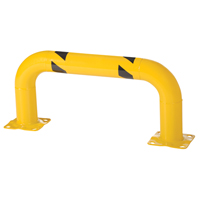 Low Profile Rack Guards, 3' W x 1.4' H, Yellow R.M.G. Prévention