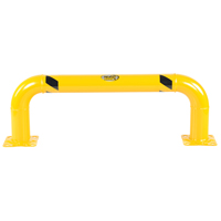 Low Profile Rack Guards, 4' W x 1.4' H, Yellow R.M.G. Prévention