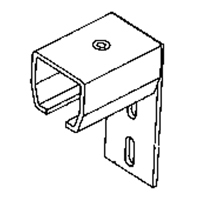 Curtain Partition Wall Mount End Connector R.M.G. Prévention