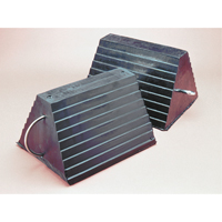 Cale de roue, 9" x 8" x 6", Noir R.M.G. Prévention