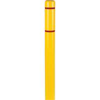 Polyethylene Bollard Covers, 4-1/2" Dia. x 52" L, Yellow R.M.G. Prévention