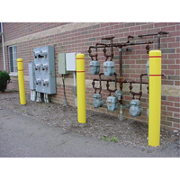 Polyethylene Bollard Covers, 6-5/8" Dia. x 52" L, Yellow R.M.G. Prévention