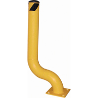 Borne d&eacute;sax&eacute;e, Acier, 36-1/8" h x 8" la, Jaune R.M.G. Prévention
