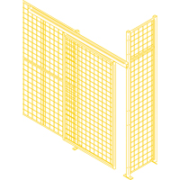 Wire Mesh Partition Components - Hardware R.M.G. Prévention
