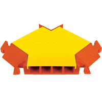 Protecteurs de c&acirc;bles &agrave; 4 canaux Linebacker pour usage g&eacute;n&eacute;ral, connecteur Y R.M.G. Prévention