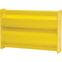 Barri&egrave;re de s&eacute;curit&eacute; de qualit&eacute; industrielle, Acier, 19" lo x 12" h, Jaune s&eacute;curit&eacute; OSHA R.M.G. Prévention