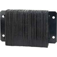 Butoirs de quai lamell&eacute;s, Horizontal, Caoutchouc, 18" la x 4" p x 12" h R.M.G. Prévention