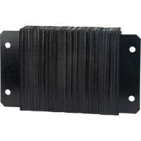 Butoirs de quai lamell&eacute;s, Horizontal, Caoutchouc, 18" la x 4" p x 12" h R.M.G. Prévention