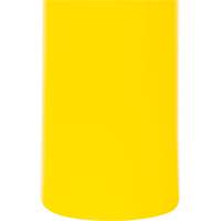 Capuchon en poly&eacute;thyl&egrave;ne pour borne de protection, 4-1/2" dia. x 52" l, Rouge/Jaune R.M.G. Prévention