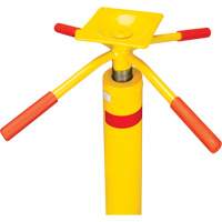 Cric pour remorque &agrave; capacit&eacute; statique de 50 000 lb, Cap. de levage 2,5 tonnes R.M.G. Prévention