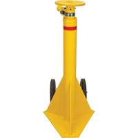 100,000 lbs. Static Capacity Ratchet Trailer Jack, 20 tons Lift Capacity R.M.G. Prévention