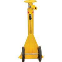 100,000 lbs. Static Capacity Ratchet Trailer Jack, 20 tons Lift Capacity R.M.G. Prévention