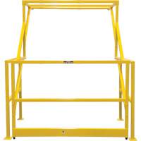 Mezzanine Safety Gate, 70" L x 77" H, 78" Raised, Yellow R.M.G. Prévention