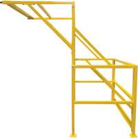 Mezzanine Safety Gate, 70" L x 77" H, 78" Raised, Yellow R.M.G. Prévention