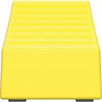 Checkers Safety Heavy-Duty Ultra Class Mining Wheel Chock, HDPE, Yellow, 14-1/2" W x 17-1/2" D x 16" H R.M.G. Prévention