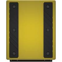 Checkers Safety Heavy-Duty Ultra Class Mining Wheel Chock, HDPE, Yellow, 14-1/2" W x 17-1/2" D x 16" H R.M.G. Prévention