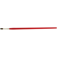 Round Marking Paint Brush, 7/32" Brush Width, Camel Hair, Wood Handle R.M.G. Prévention