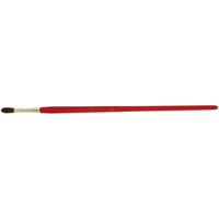 Round Marking Paint Brush, 1/4" Brush Width, Camel Hair, Wood Handle R.M.G. Prévention