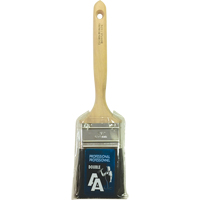 Straight Sash Paint Brush, Bristle, Wood Handle, 2-1/2" Width R.M.G. Prévention