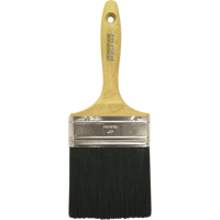 Straight Wall Paint Brush, Bristle, Wood Handle, 4" Width R.M.G. Prévention