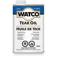 Huile de teck Watco, 946 ml, Transparent, Transparent R.M.G. Prévention