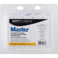 Master Microfiber Roller Cover, 10 mm (3/8") Nap, 101.6 mm (4") L R.M.G. Prévention