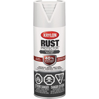 Rust Protector&reg; Enamel Paint, White, Very Flat, 12 oz., Aerosol Can R.M.G. Prévention
