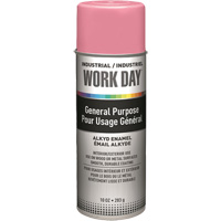 Peinture industrielle Work Day, Rose, Brillant, 10 oz, Canette a&eacute;rosol R.M.G. Prévention