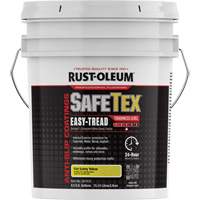 Rev&ecirc;tement d'acrylique SafeTex Easy-Tread, 4 gal., &agrave; l'eau, Plat/Textur&eacute;, Jaune R.M.G. Prévention