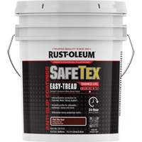 Rev&ecirc;tement d'acrylique SafeTex Easy-Tread, 4 gal., &agrave; l'eau, Plat/Textur&eacute;, Rouge R.M.G. Prévention