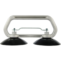 Appareils &agrave; ventouses - Ventouse double industrielle, 75 lb Capacit&eacute;, 5", Barre &agrave; tirer, 10" Longueur de la manche R.M.G. Prévention