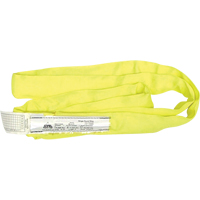 &eacute;lingue ronde en polyester pour &eacute;lingueur, Jaune, 1" la x 12' lo, 9000 lb Charge verticale R.M.G. Prévention