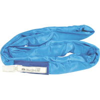 &eacute;lingues rondes, Bleu, 4" la x 8' lo, 23 000 lb Charge verticale R.M.G. Prévention