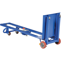Empileur &agrave; plateforme, M&eacute;canisme Treuil manuel, Capacit&eacute; de 400 lb, Levage max de 58" R.M.G. Prévention