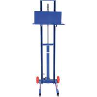 Gerbeur hydraulique &agrave; plateforme, M&eacute;canisme Pompe au pied, Capacit&eacute; de 400 lb, Levage max de 51-1/8" R.M.G. Prévention