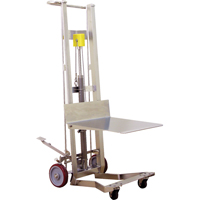 Hydraulic Platform Lift Stacker, Foot Pump Operated, 750 lbs. Capacity, 54" Max Lift R.M.G. Prévention