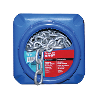 Hot-Dipped Galvanized Chains, Carbon Steel, 5/16" x 75' (22.9 m) L, Grade 30, 1900 lbs. (0.95 tons) Load Capacity R.M.G. Prévention