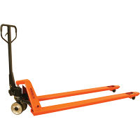Long Fork Pallet Truck, 70" L x 27" W, 4400 lbs. Capacity R.M.G. Prévention