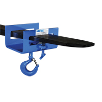 Crochet &agrave; installer sur fourche, Ouverture des fourches 5-1/2" x 1-9/16" R.M.G. Prévention