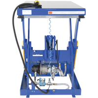 Table &eacute;l&eacute;vatrice &agrave; ciseaux hydraulique, Acier, 60" lo x 30" la, Cap. 3000 lb R.M.G. Prévention