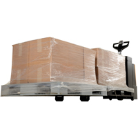 Fully Powered Electric Pallet Truck With  Stand-On Platform, 4500 lbs. Cap., 96" L x 30" W R.M.G. Prévention